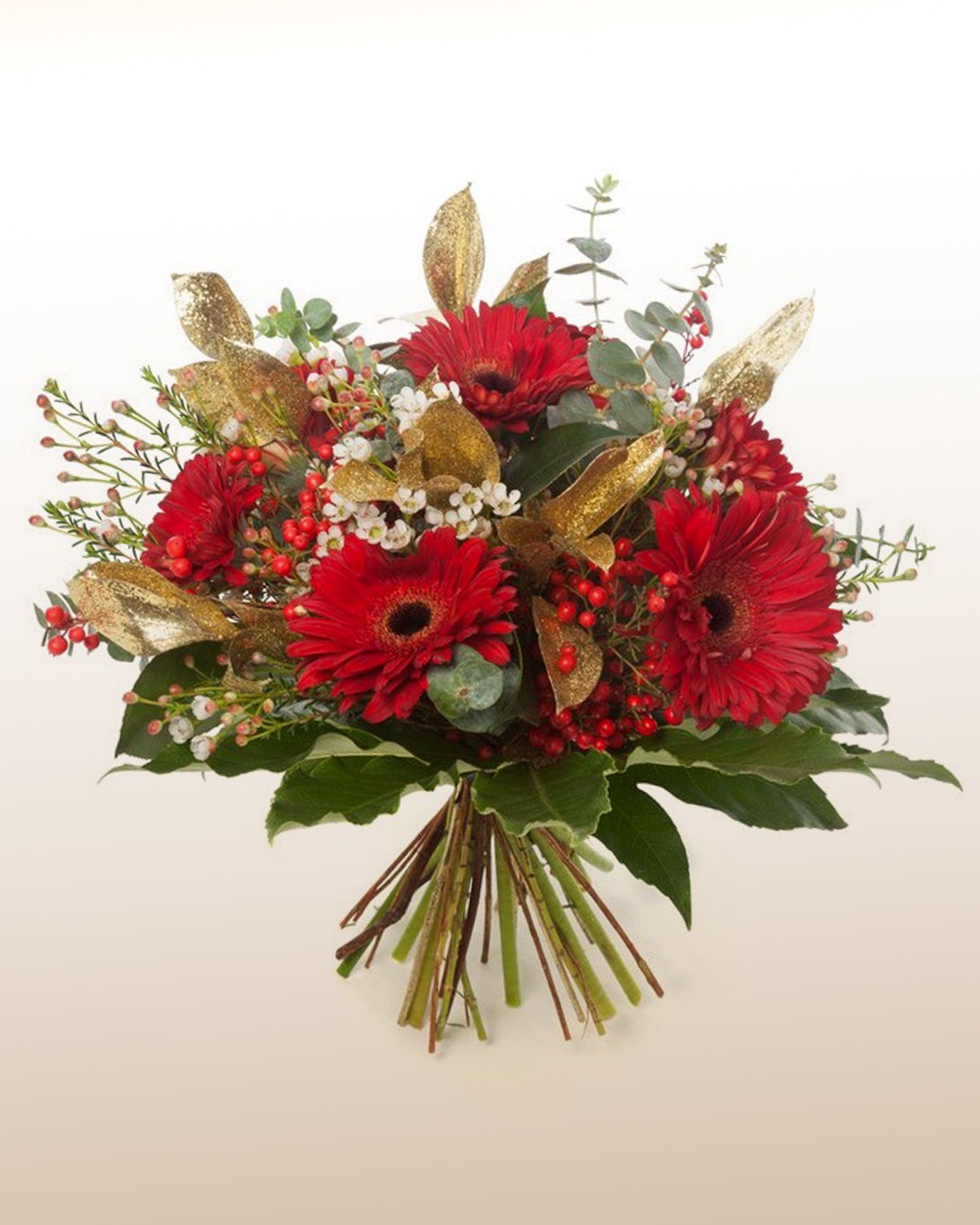 Bouquet de Gerberas Navideño