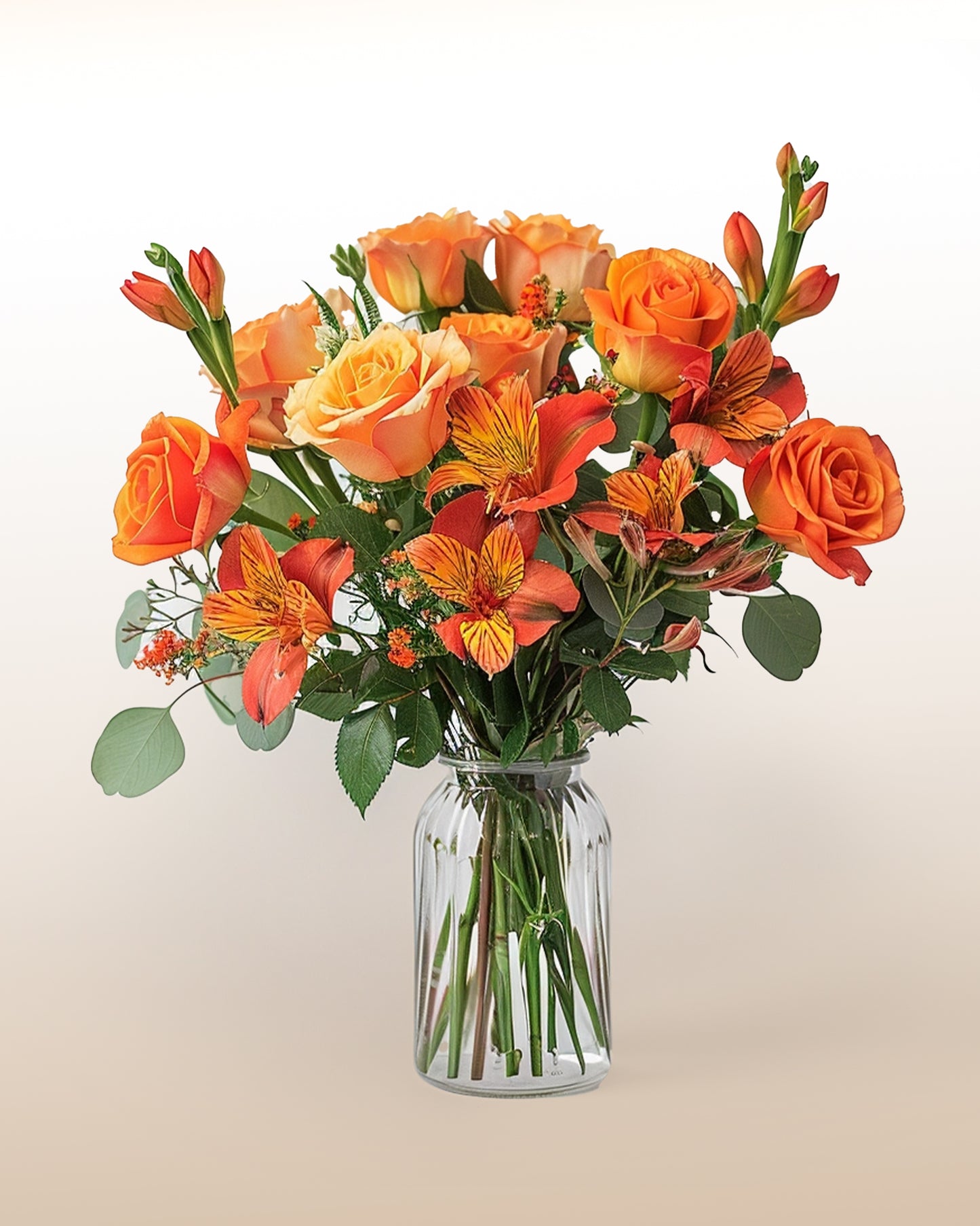 Encanto Naranja - Arreglo Premium