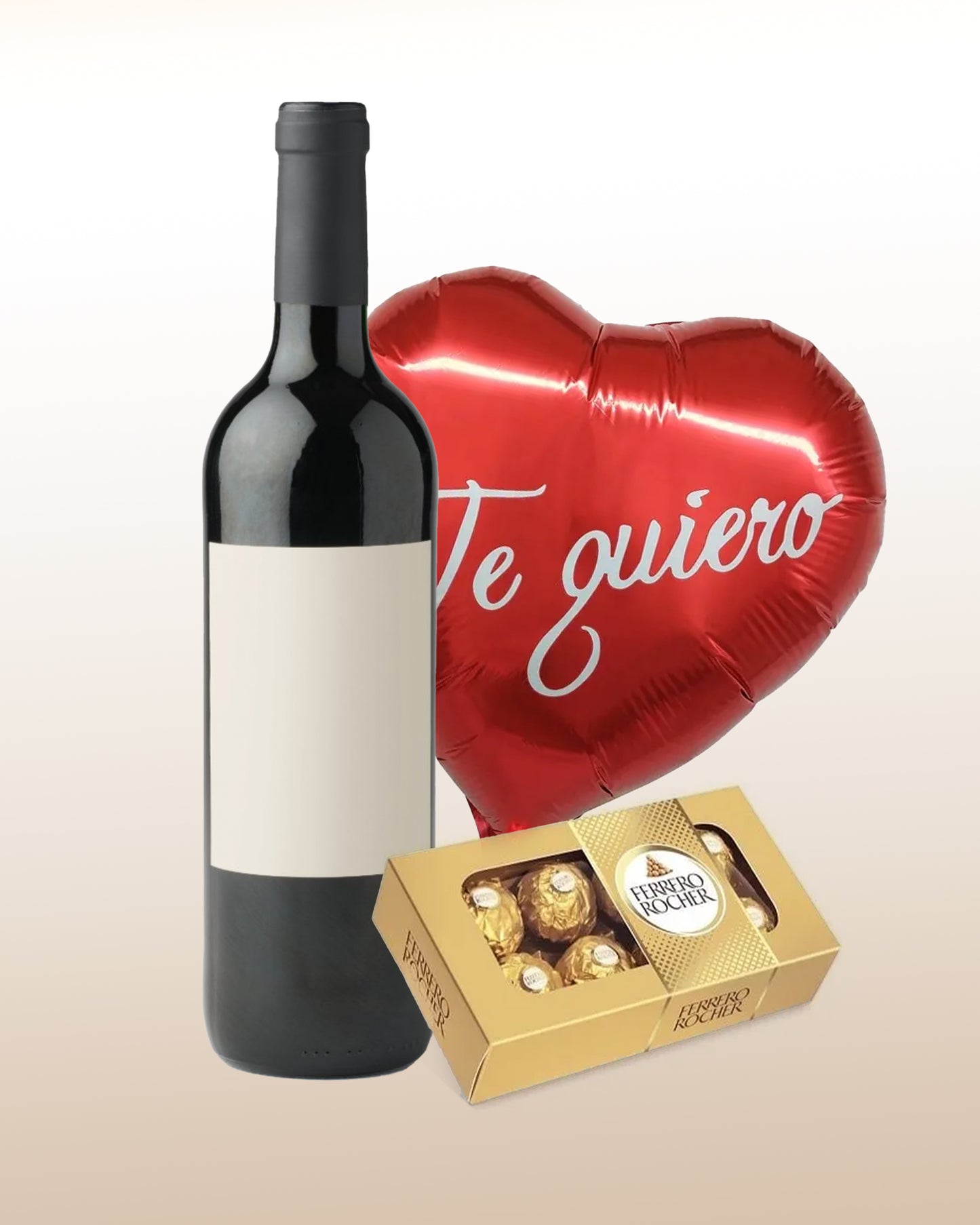 Globo + Chocolates +Vino