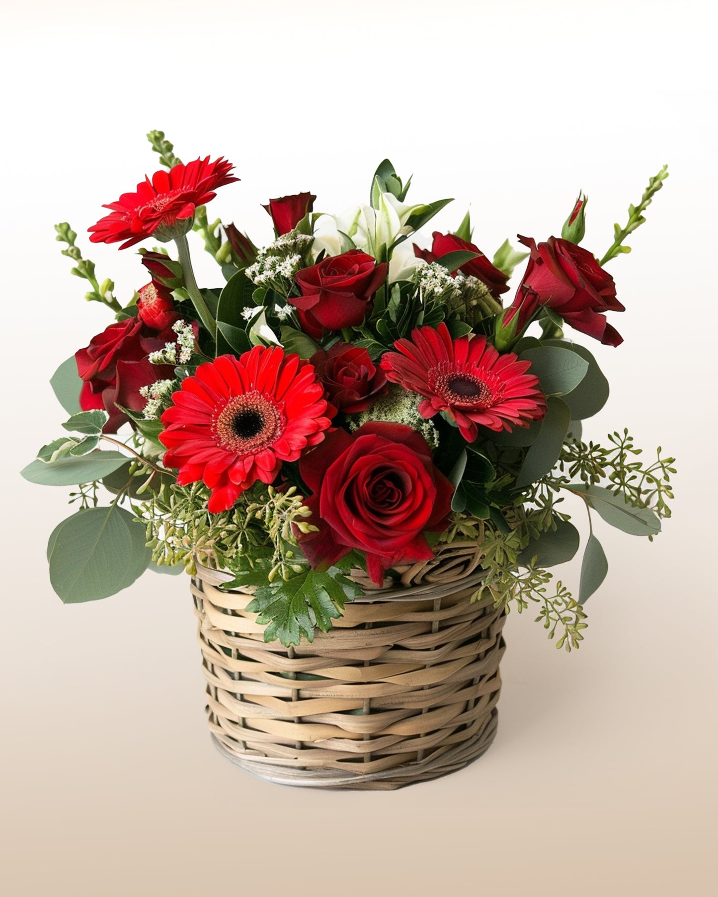 Jardín Escarlata - Arreglo Premium