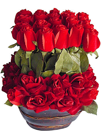 Arreglo de Rosas en dos niveles