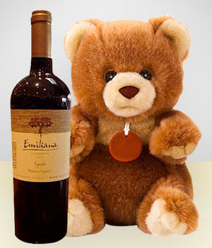 Teddy + Wine