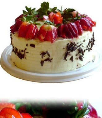 Strawberry Mousse Cake - 12 people