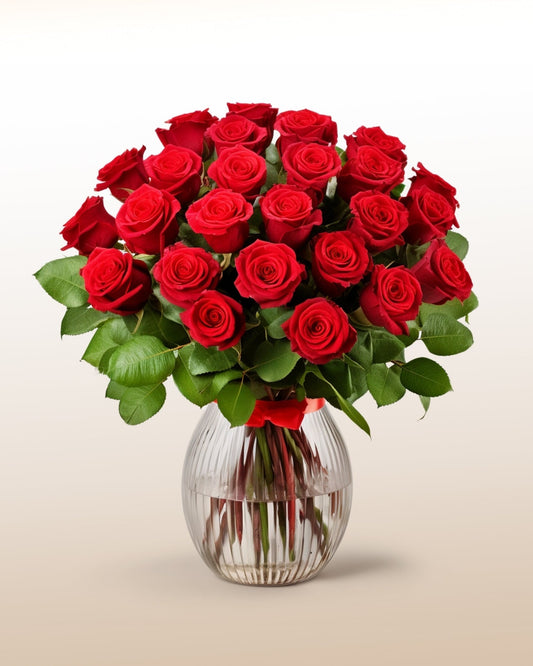 Arco Iris Rojo - 30 Rosas