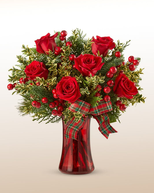 Christmas Roses Arrangement