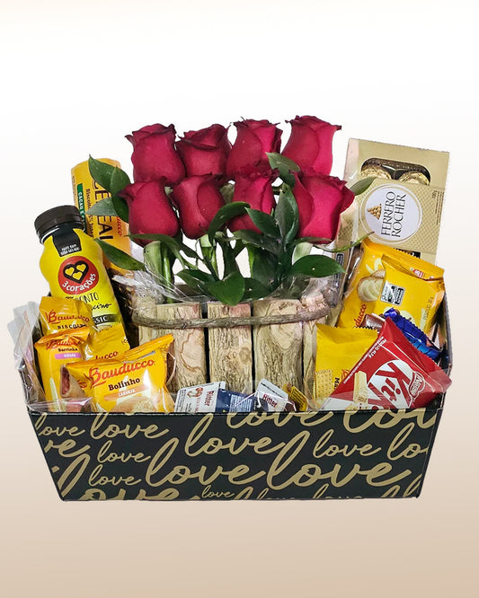 Süße Box mit Rosen: Ein Elegantes und Köstliches Geschenk