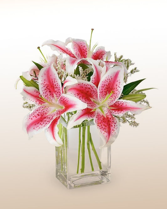With Love: Pink Lilies