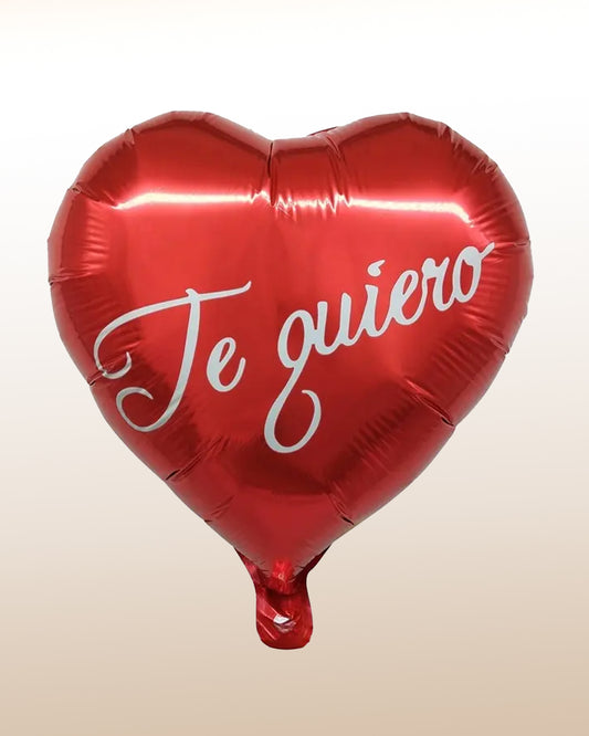 Big Metallic Balloon - Te Quiero Mucho