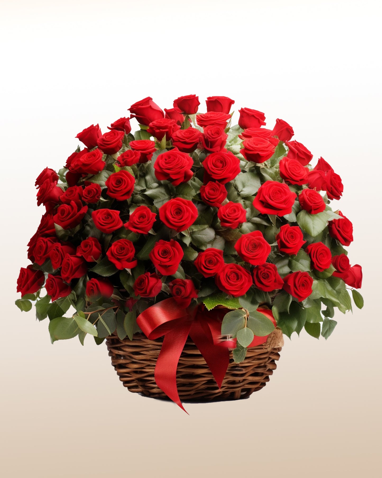 Scarlet Impact: 100 Roses Arrangement