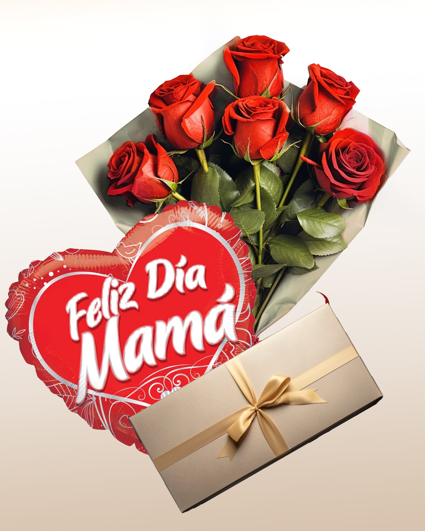 Sorpresa para Mamá: Bouquet, Chocolates y Globo