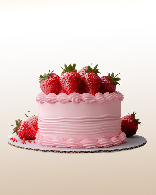 Strawberry Cake - 12 Portions