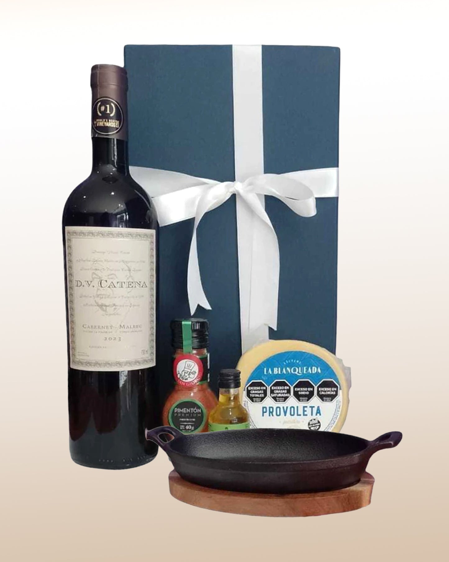 Gourmet-Set Wein & Provoleta