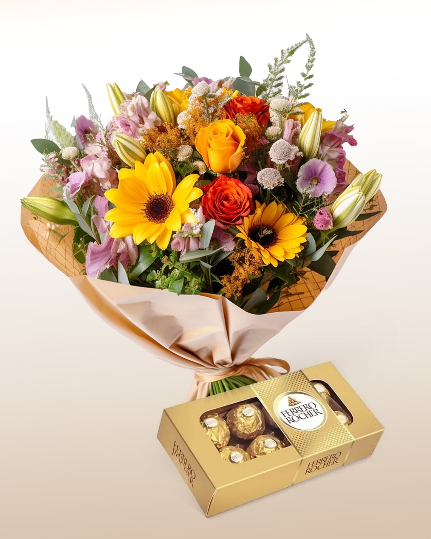 Combo Floral Mix + Chocolates