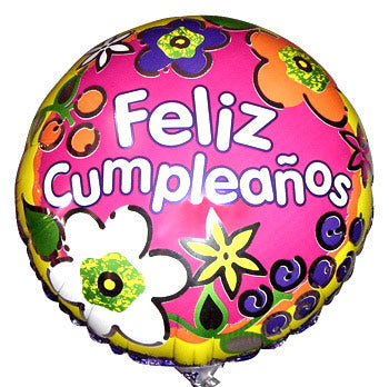 Globo Metálico Grande - Feliz Cumpleaños