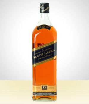 Whisky Jhonny Walker, Etiqueta Negra. 1000 cc.