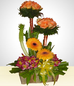 Arreglo Primaveral con Rosas