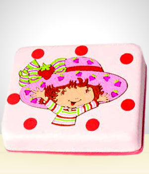 Strawbery Shortcake Birthday Party Celebration Cake - 30 Servings