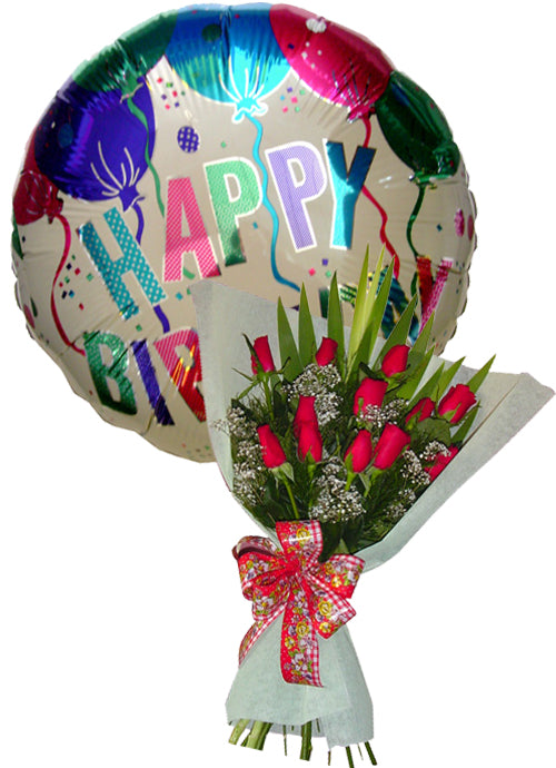 Balloon + Flowers