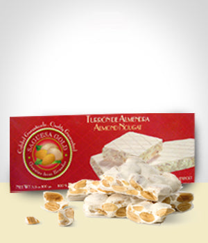 Nougat candy of almonds